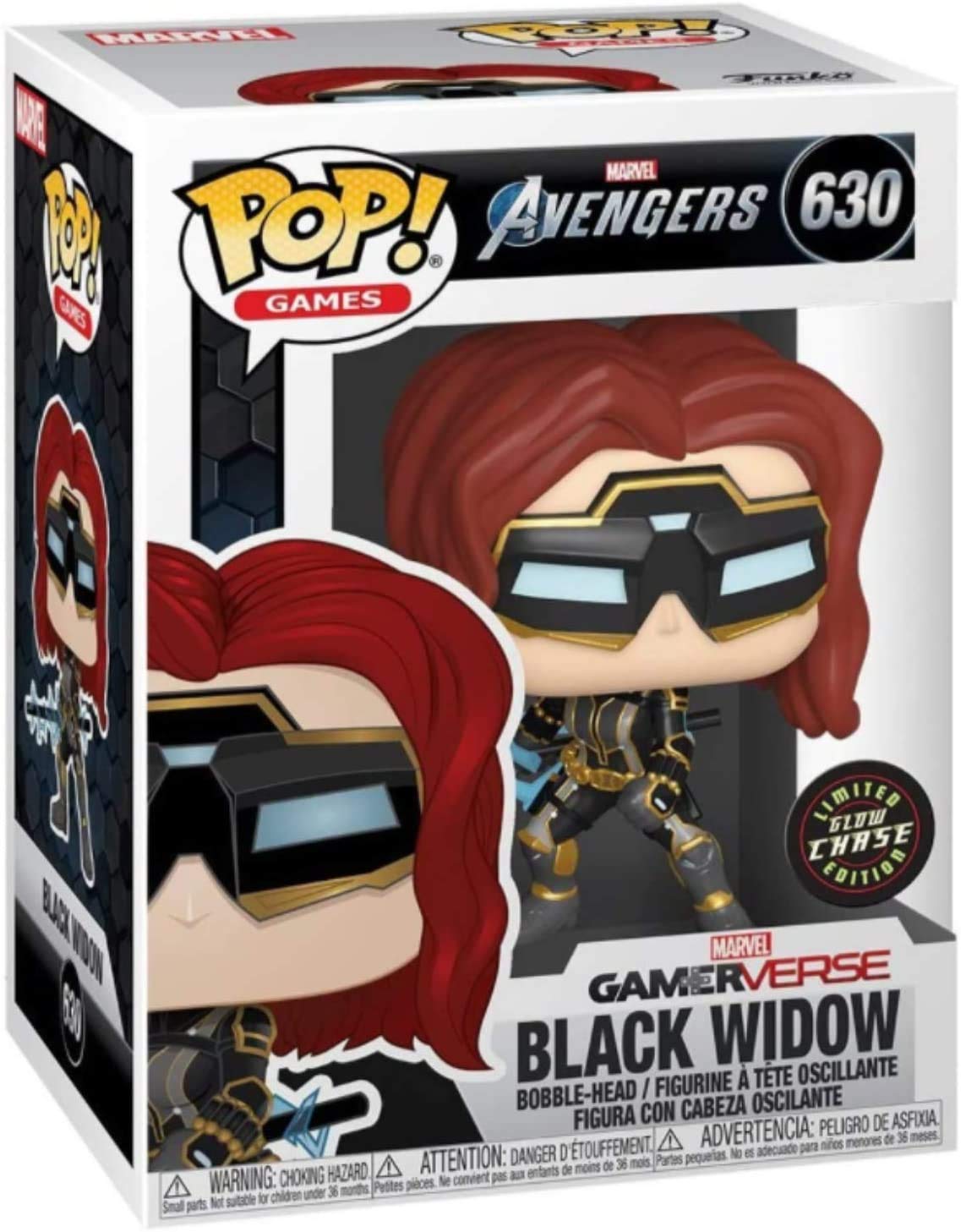 Amazon.com: Black Widow Glow in The Dark Chase Edition #630